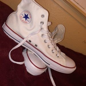 White high top Converse
